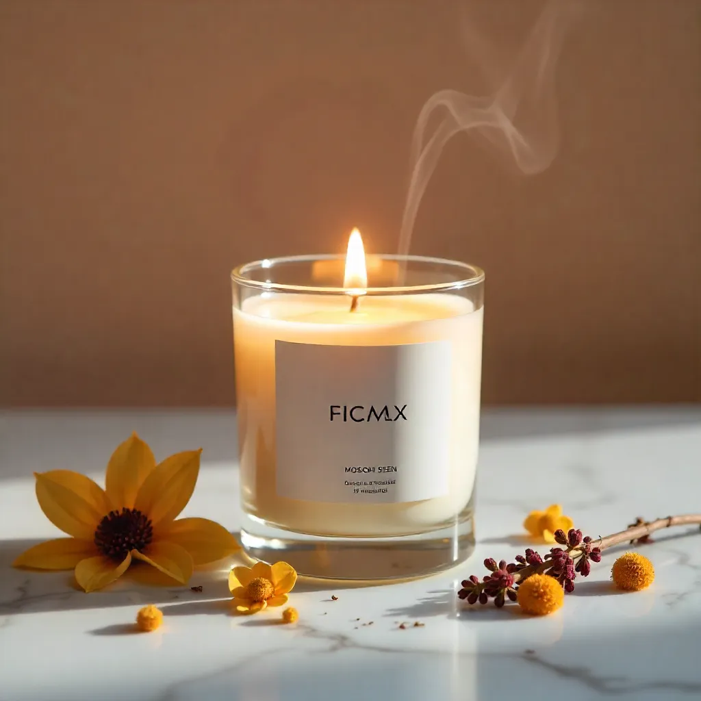 Naturliga ingredienser för doftljus